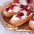 Eclairs alla crema fragole e ciliegie per la festa della mamma