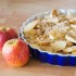 Crumble di mele, fragole e banane agli amaretti