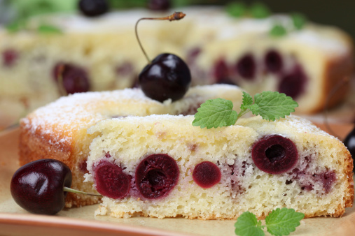 Torta ciliegie ricotta