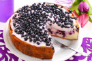 Cheesecake ai mirtilli e mascarpone Cheesecake ai mirtilli e mascarpone