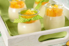 Panna cotta alle pesche e moscato Panna cotta alle pesche e moscato