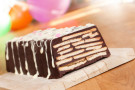 Mattonella di cioccolato e biscotti secchi Mattonella di cioccolato e biscotti secchi