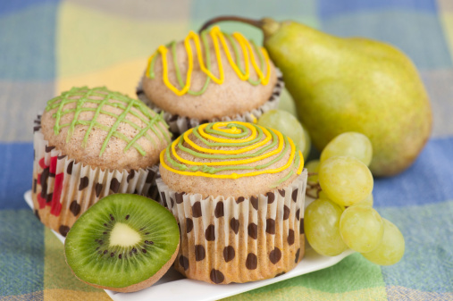 Muffin frutta fresca bambini
