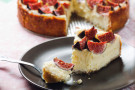 Cheesecake fredda ai fichi