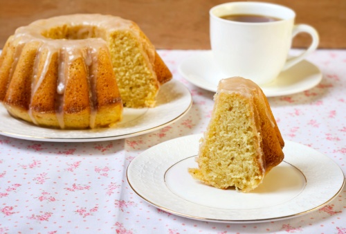 Ciambellone vaniglia senza latte burro colazione