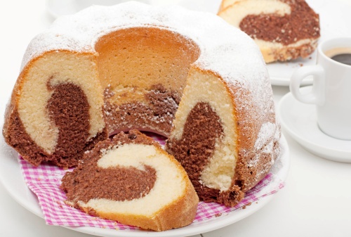 Ciambellone Marmorizzato Con Cacao E Castagne Senza Glutine Torte Al Cioccolato