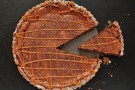 Crostata al cioccolato e caramello salato