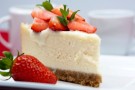 New York Cheese cake con fragole e Philadelphia New York Cheese cake con fragole e Philadelphia