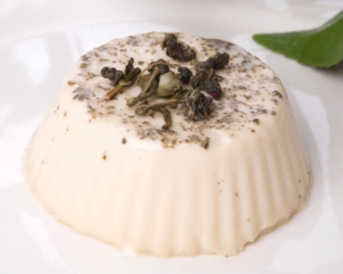 Panna cotta tè sencha