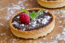 Crostatine alla Nutella con lamponi