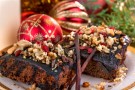 Brownies natalizi con frutta secca Brownies natalizi con frutta secca