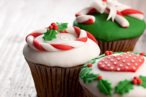 Biscotti Di Natale E Cupcakes Natalizi.Come Decorare I Cupcake Natalizi Foto Torte Al Cioccolato