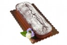 Plumcake al cioccolato con zucchero a velo