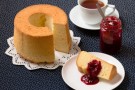 Angel cake alla marmellata di fragole