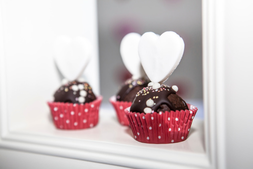 Cupcake cioccolato glassa nutella  San Valentino