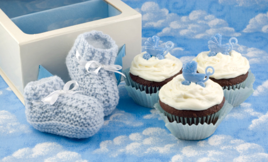 5 cupcake baby shower con foto