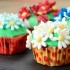 7 cupcake decorati con fiori FOTO
