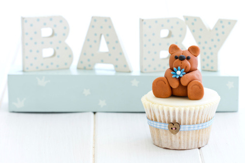 5 cupcake baby shower con foto