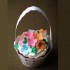 Cupcake con fiori di pasta di zucchero e confettini per Pasqua