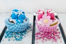 5 cupcake baby shower con foto