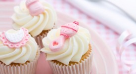 5 cupcake baby shower con foto