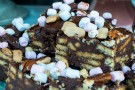 Dolcetti con biscotti secchi e cioccolato