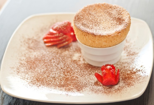 Soufflè cioccolato bianco