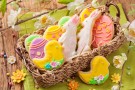 4 biscotti con decorazioni pasquali FOTO 4 biscotti con decorazioni pasquali FOTO