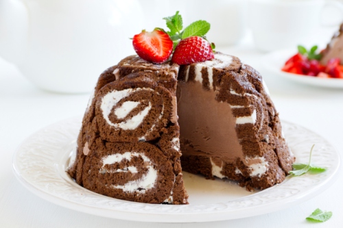 Semifreddo cioccolato panna