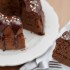 Sponge cake al cioccolato fondente con glassa