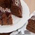 Sponge cake al cioccolato fondente con glassa