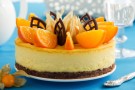 Cheesecake all’arancia e cioccolato