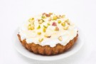 Cupcake al pistacchio con glassa allo zucchero, senza glutine