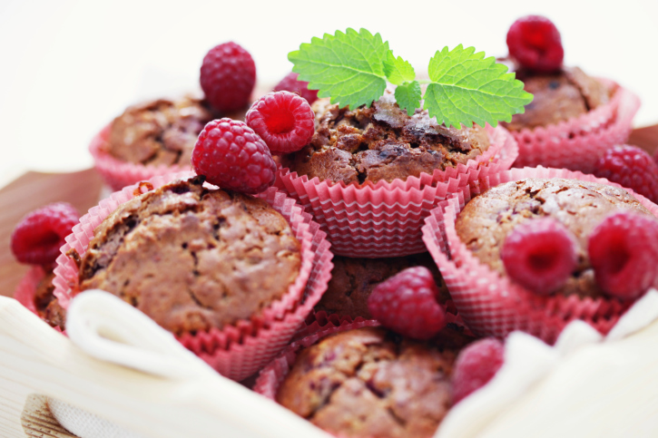 Muffin con lamponi di Csaba 