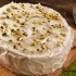 Torta al pistacchio con panna montata