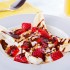 Banana split con yogurt e fragole