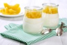 Coppa con yogurt gelato al mango Coppa con yogurt gelato al mango