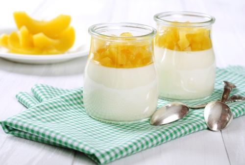 Coppa yogurt gelato mango