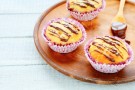 Muffin al limone con marmellata di ciliegie