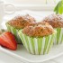 Muffin alle fragole e banane