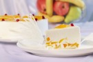 Cheesecake freddo al limone con frutta per Ferragosto