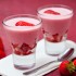 Mousse alle fragole e ricotta con amaretti