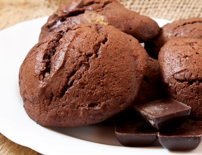 Biscotti al cioccolato morbidi