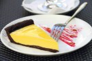 Crostata al cioccolato con crema al limone