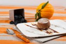 Flan al cioccolato e carote di Simone Rugiati Flan al cioccolato e carote di Simone Rugiati