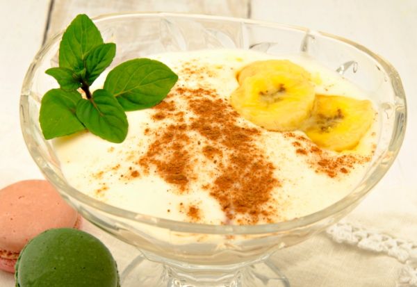 Mousse banana e cocco