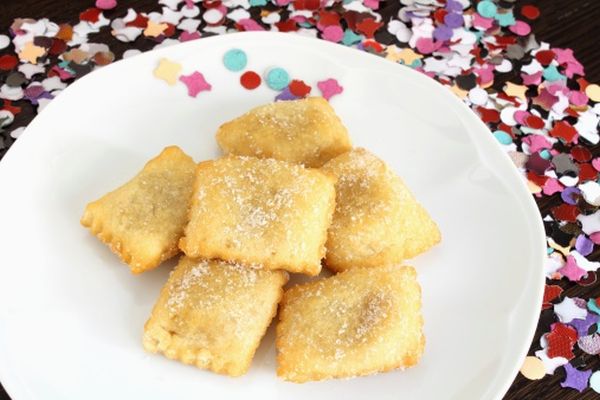 Tortelli fritti alla crema