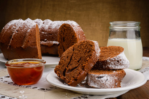 Ciambella al cioccolato e miele