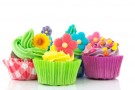 Cupcakes con fiori per la Festa della donna