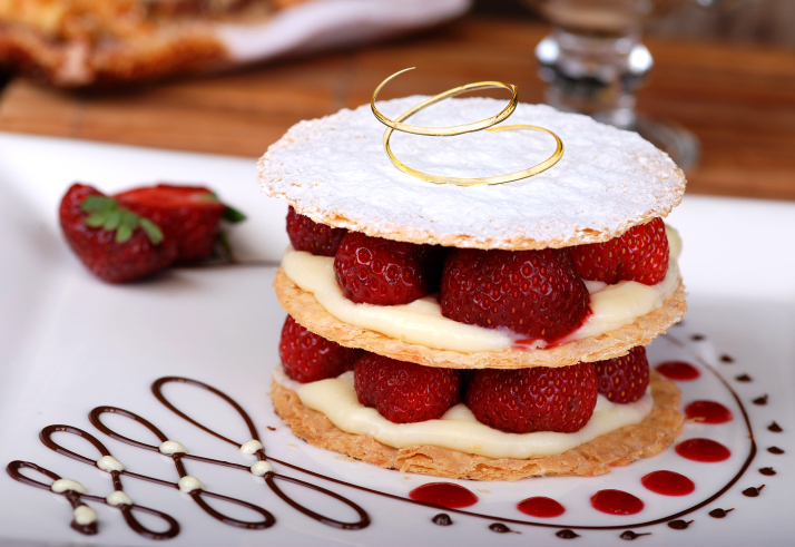 Millefoglie con mascarpone e fragole